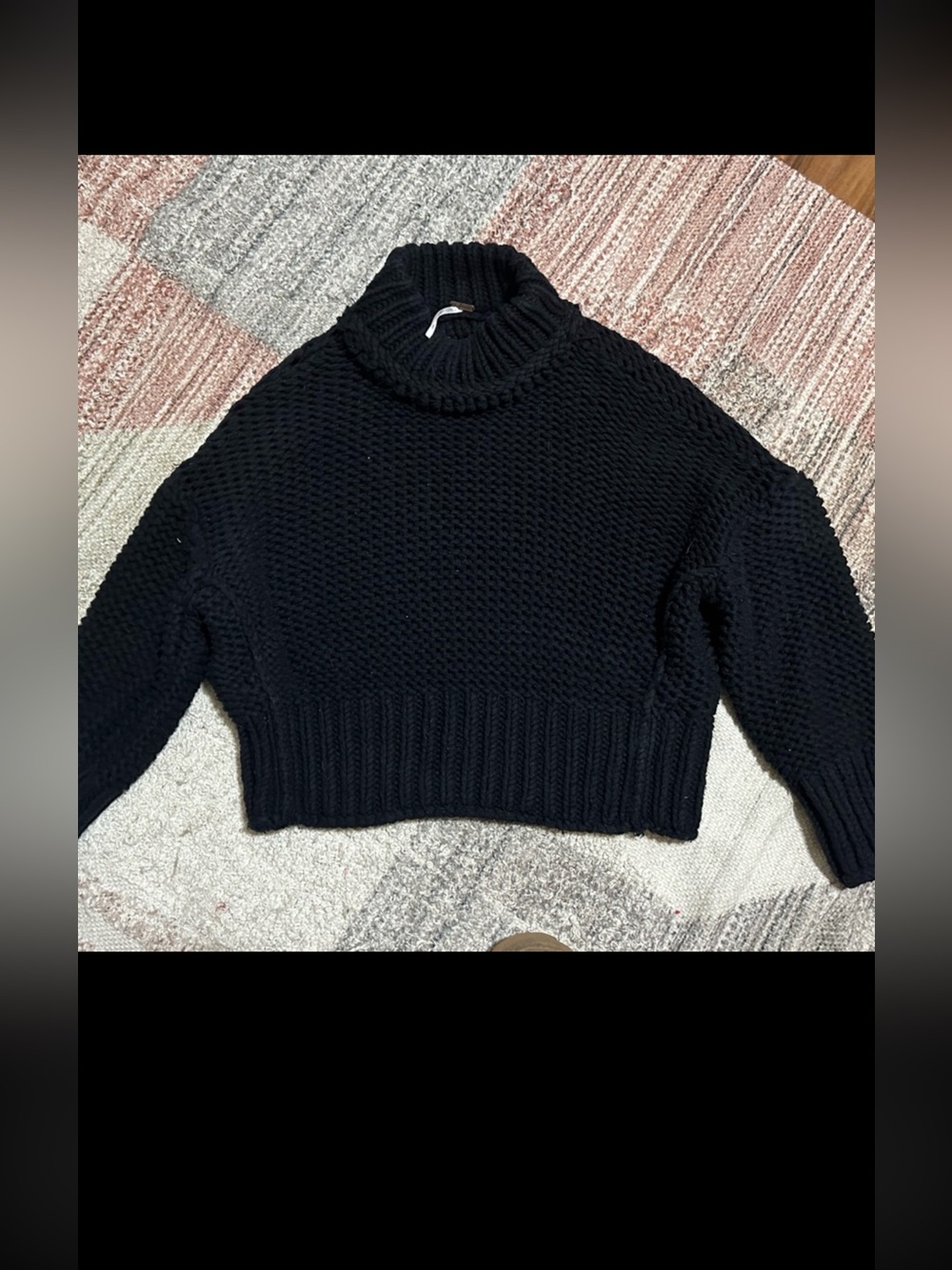 Free people my only sunshine pullover kitted sweater small